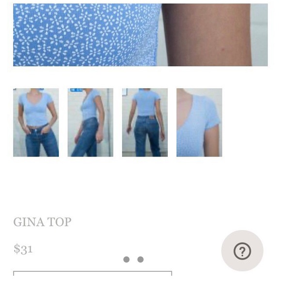 Brandy Melville Gina Top - Picture 2 of 2